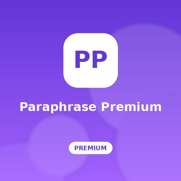 Paraphrase Premium - 1 Month