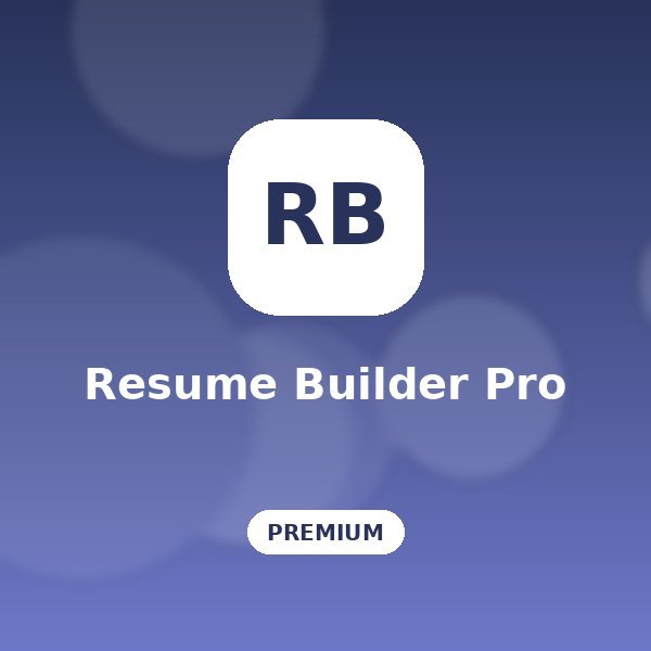 Resume Builder Pro - 1 Month
